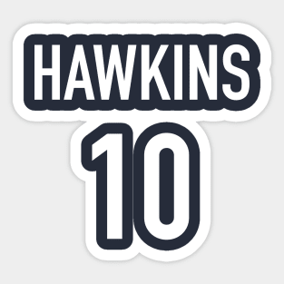 Hawkins Jersey Sticker